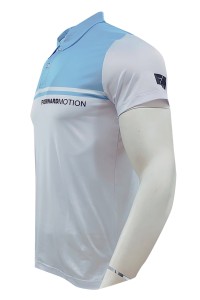 Customized Short Sleeve Polo Shirt Dye Sublimation Personal Design Hem Split Printing LOGO Dye Sublimation Dye Sublimation Specialty Store P1390
